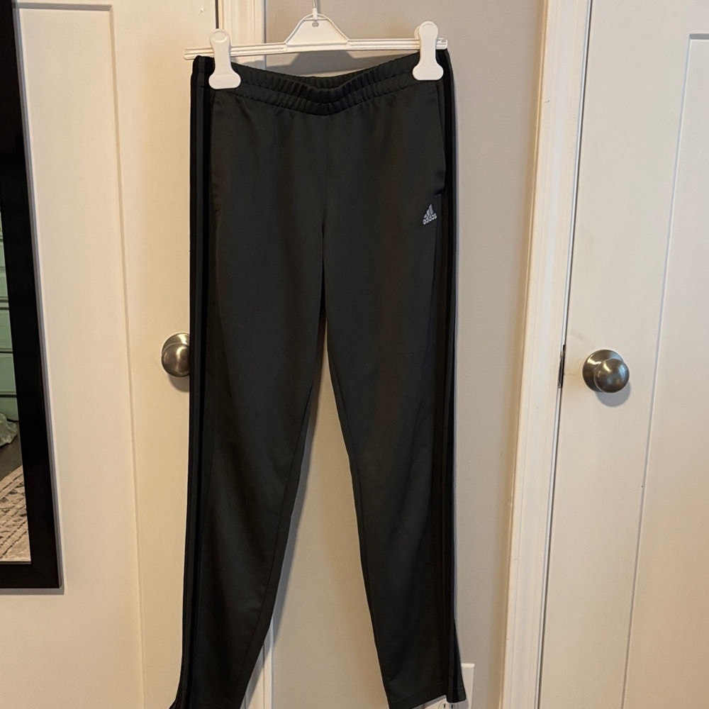 Adidas Charcoal Gray Athletic Pants